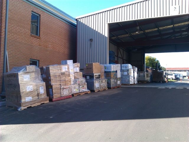 Shipment leaving the SAH for PNG