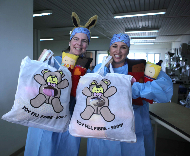 Jen & Lisa with Toys