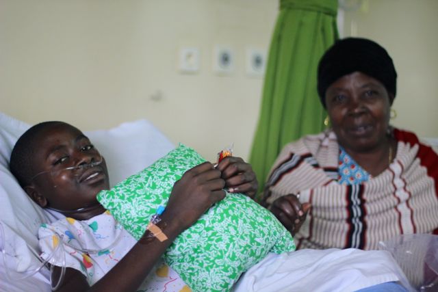 Rwandan cardiac patient Ange