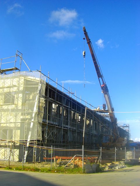 Vaiola Hospital Tonga under construction