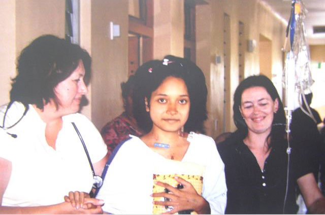 Tongan cardiac patient Ana after surgery