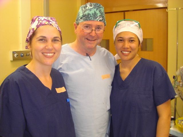 Anaesthetics team in Tonga