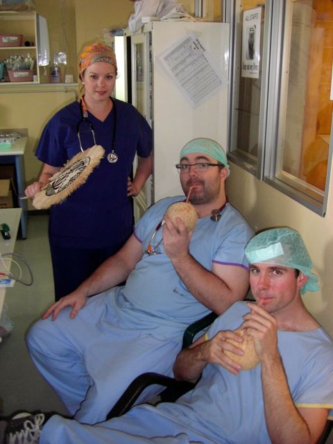 ICU nurses relaxing after a long busy 48 hours