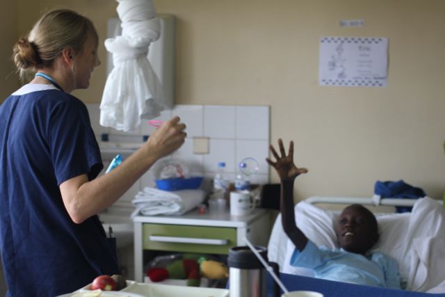 Rwandan cardiac patient Eric