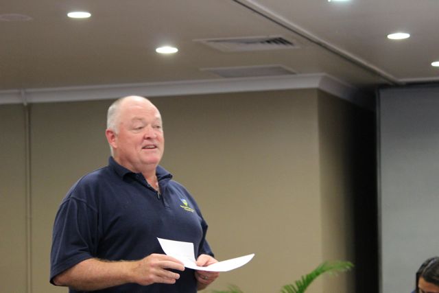 Team meeting in PNG with Russell Lee