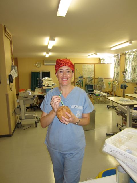 Sally enjoying Tonan hospitality