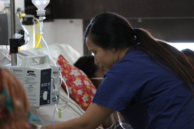 ICU nurses in action in PNG