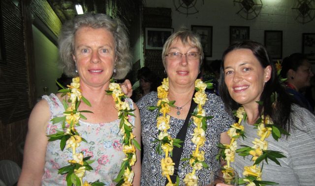 OHI enjoying the cultural night in Tonga