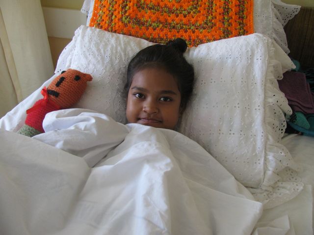 Happy cardiac patients in Tonga after surgery