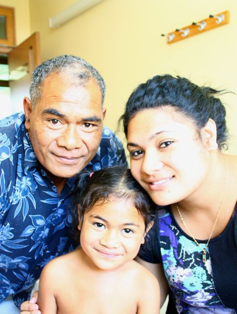 Happy cardiac patients in Tonga after surgery