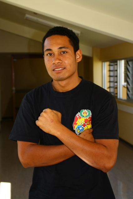 Happy cardiac patients in Tonga after surgery