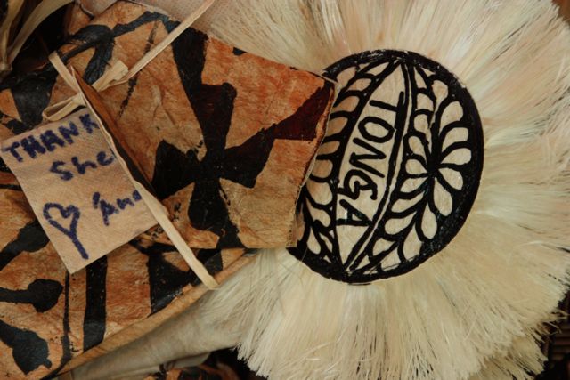 thankyou gifts of local Tongan crafts for the OHI team