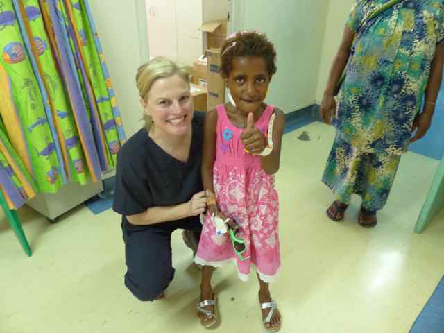 Megan our ICU NUM with Renagi