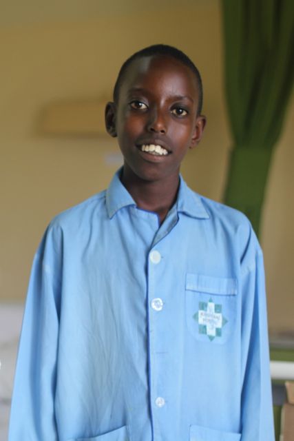 Rwandan cardiac patient Patrick