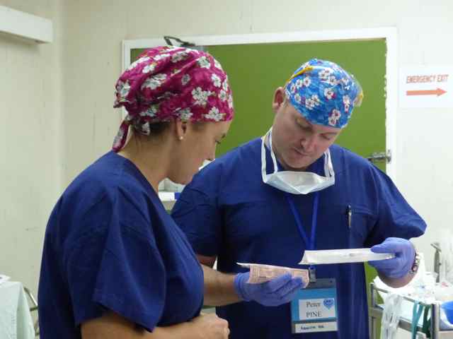 Paulette and Pete two of our anaesthetic nurses