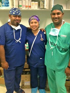 some of the Fiji theatre team