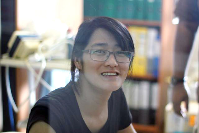 Biomedical Engineer apprentice Shirly in Rwanda